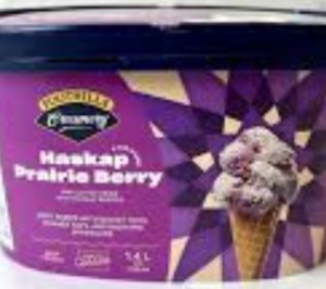 Foothills Creamery: Haskap Prairie Berry Ice Cream 1.4L